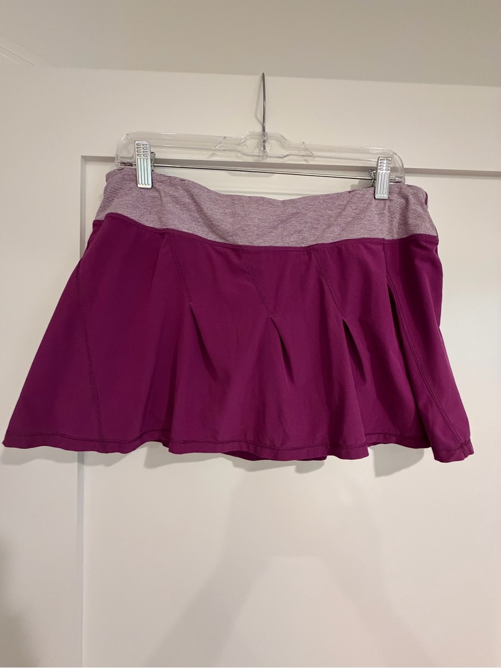 lululemon athletica Plum Magenta Skater Skirt with Heathered Waistband